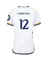 Real Madrid Eduardo Camavinga #12 Kotipaita Naisten 2023-24 Lyhythihainen